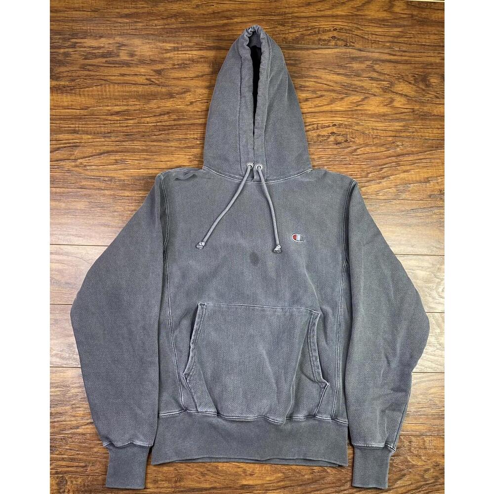 champion reverse weave hoodie Small Gray T1